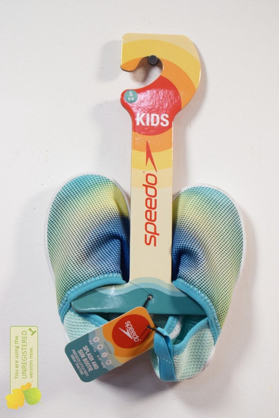 Speedo Kids' Boys' Bootie Abstract Printed Water Shoe Small 5-6